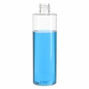 100ml Clear Cylinder PET Plastic Bottle with 18/410 Neck