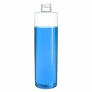 300ml/10oz Clear Cylinder PET Plastic Bottle with 24/410 Neck