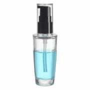 35ml Clear Extra Thick Round PETG Plastic Pump Bottle with 18/410 Neck