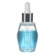 45ml Clear Extra Thick Polygonal PETG Plastic Dropper Bottle with 20/410 Neck