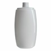 750ml/25oz White PET Plastic Bottle with 28/410 Neck