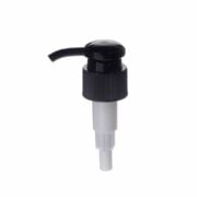 Black Plastic Soap Pump, 24-410, Ribbed, Lock Down, 2ml Output - KIWL Plastic