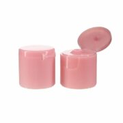 25/415 Pink PP Plastic Smooth Flip Top Cap