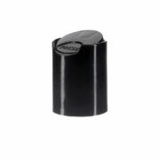 28/415 Black PP Plastic Smooth Disc Top Cap