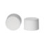 18mm 18/410 White PP Plastic Ribbed Plain Screw Top Cap with PE Foam Liner - Image 2