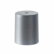 22mm 22-415 Gray PP Plastic Smooth Plain Screw Cap XG40G01 (2)