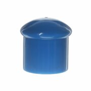 24mm 24-415 Blue PP Plastic Smooth Plain Screw Cap XG60G04 (2)