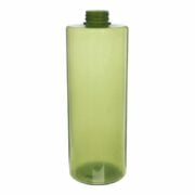1000ml Green PET Plastic Cylinder Bottles 011000YP55M (1)