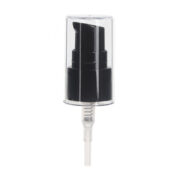 Foundation Makeup Pump, 20-410, Black, Smooth, AS Full Hood, 0.25 ml Output