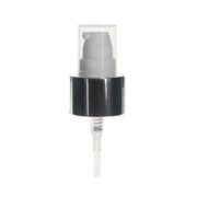 Aluminum Treatment Pump, 24-410, Shiny Silver, Clear Hood, 0.6ml Output