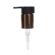 24-410 Shiny Gold Treatment Pump, 0.6 ml output, Safety Overcap-cp24c-5