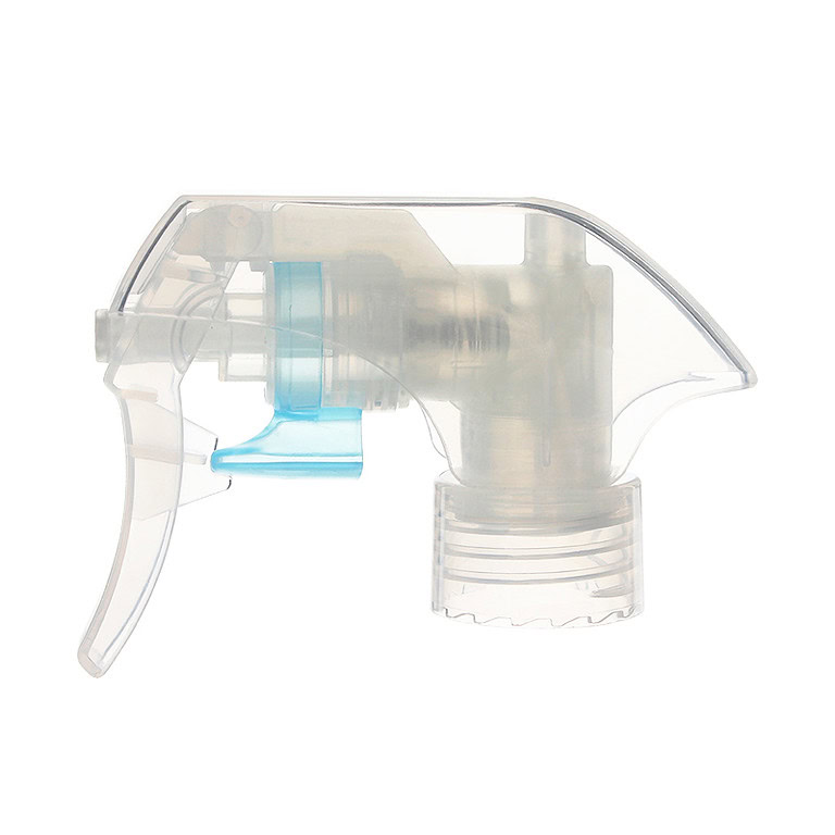 Fine Mist Trigger Sprayer with Lockable Button, 24mm 24-410, Clear, 0.3 ml