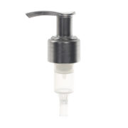 24/410 Metal Matte Silver Spring Outside Lock-Up Lotion Pump, 2.0ml Output