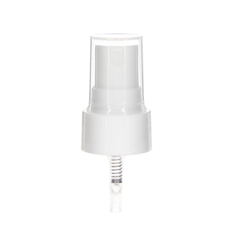 20-400 Fine Mist Sprayer- Smooth-White- Clear PP Hood- 0.13ml