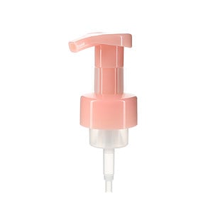 Bulk Soap Dispenser Foam Pump, Pink, 43mm, Clip Lock, Spring Outside