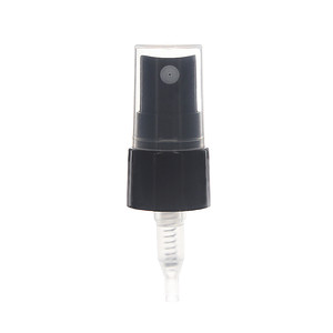 20-410 Fine Mist Sprayer- Smooth- Black- Clear PP Hood- High Viscosity- 0.19ml