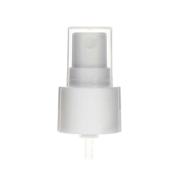 24-410 Fine Mist Sprayer- Smooth- Spring Outside- Clear PP Hood- 0.13ml