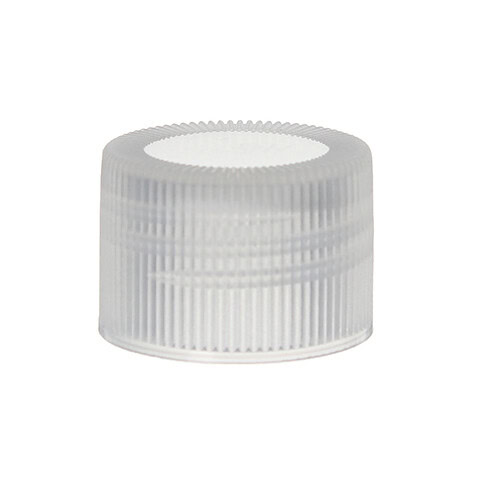 24/410 Nature Plastic Ribbed Screw Cap with Liner, Stipple Top
