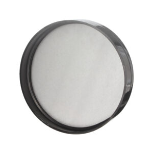 56mm 56-400 Black Plastic Smooth Plain Screw Cap with Liner - Image 2
